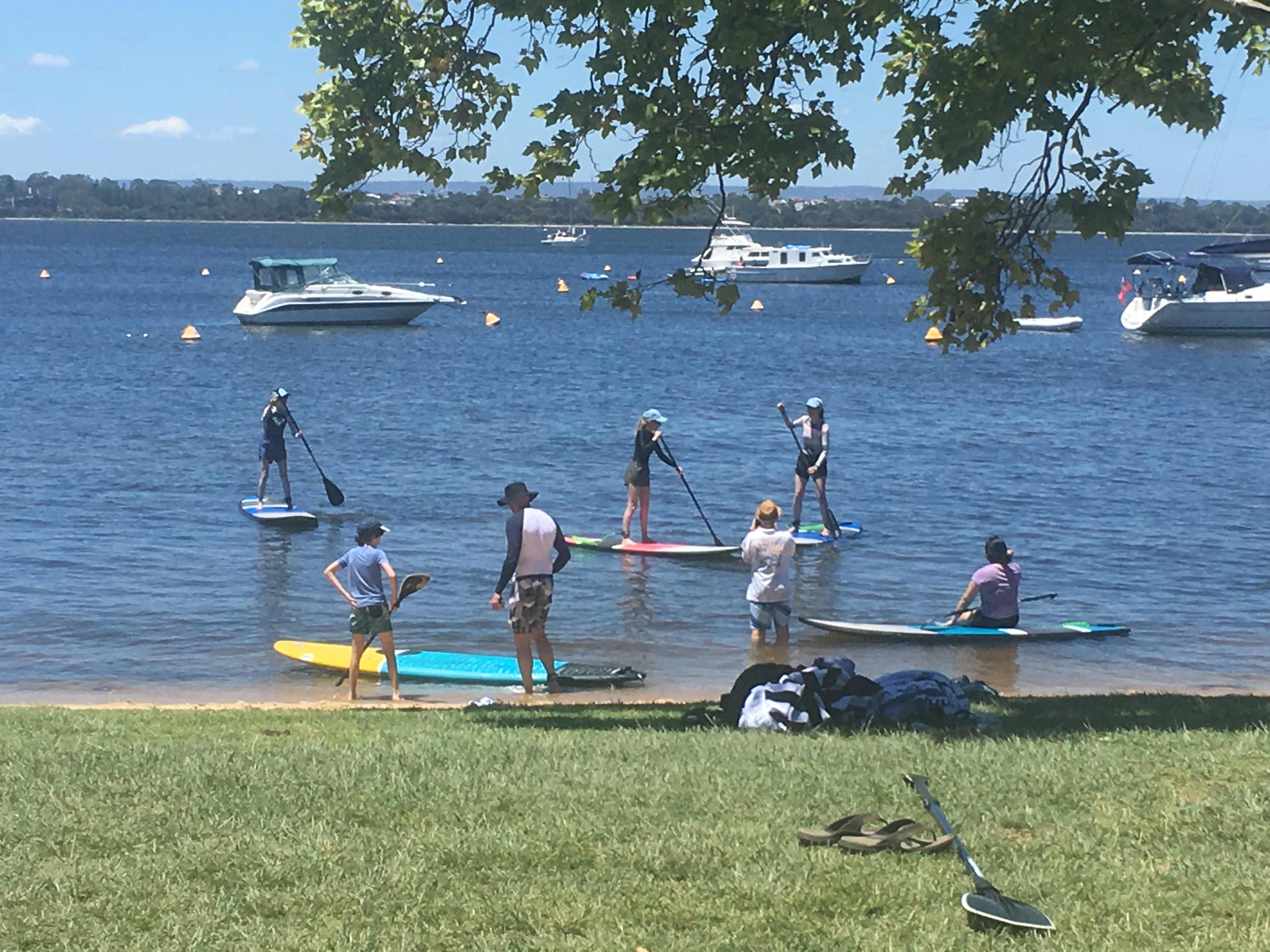 One Hour Group Paddleboarding Lesson (6-8 people) in Crawley