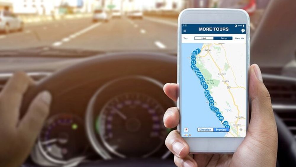 Big Sur Self-Driving Audio Tour in California along the PCH