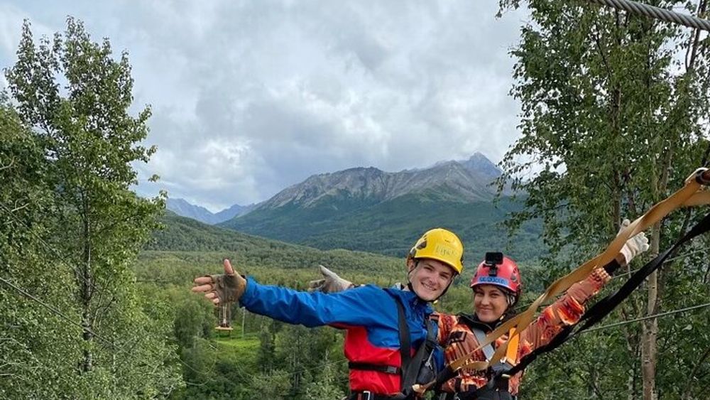 Zipline & Horseback Adventure in Alaskan Mountains