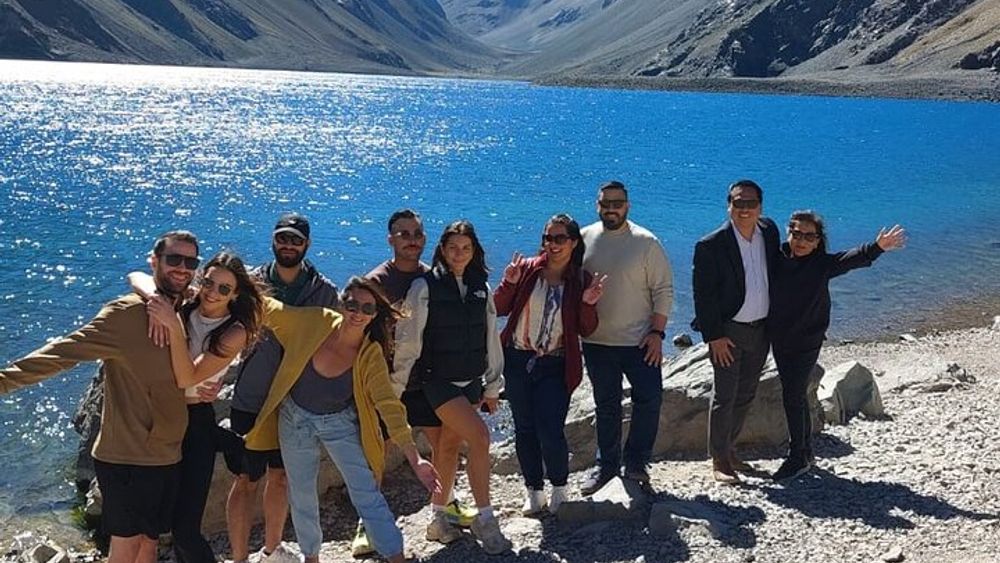 Inca Lagoon in Portillo and San Esteban Vineyard from Santiago