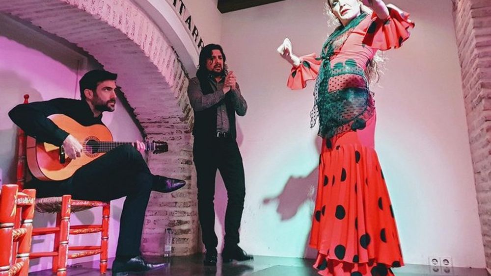 Flamenco and Guitar Show with Andalusian Cuisine in Seville