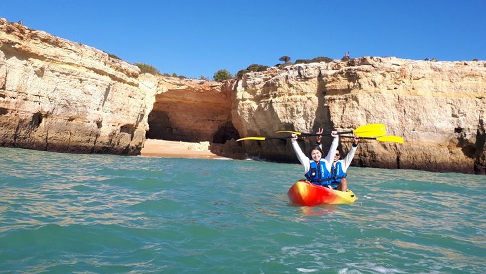 Kayak Algarve Benagil cathedral kayak tour