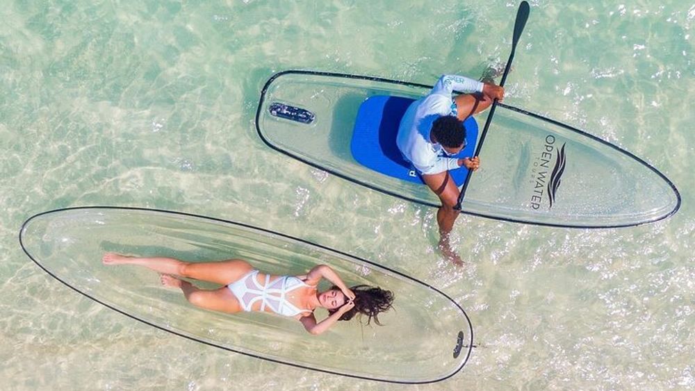 Clear Kayak Drone Photoshoot in Nassau, Bahamas