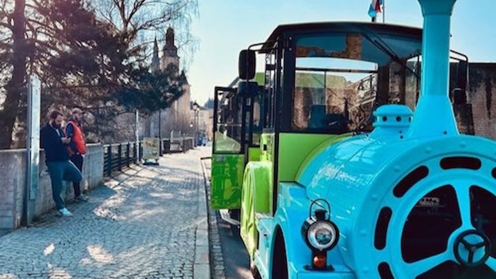 City Train in Luxembourg's Old Town
