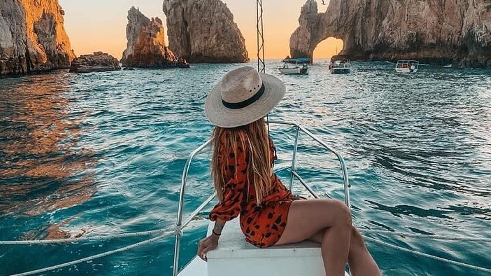 A sunset Cabo San Lucas trimaran ride with open bar