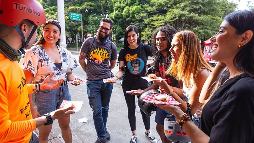 Medellin, Colombia Neighborhoods and Food Guided e-bike Tour