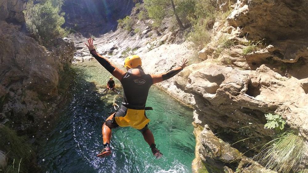 Marbella Canyoning Adventure on the Guadalmina Canyon