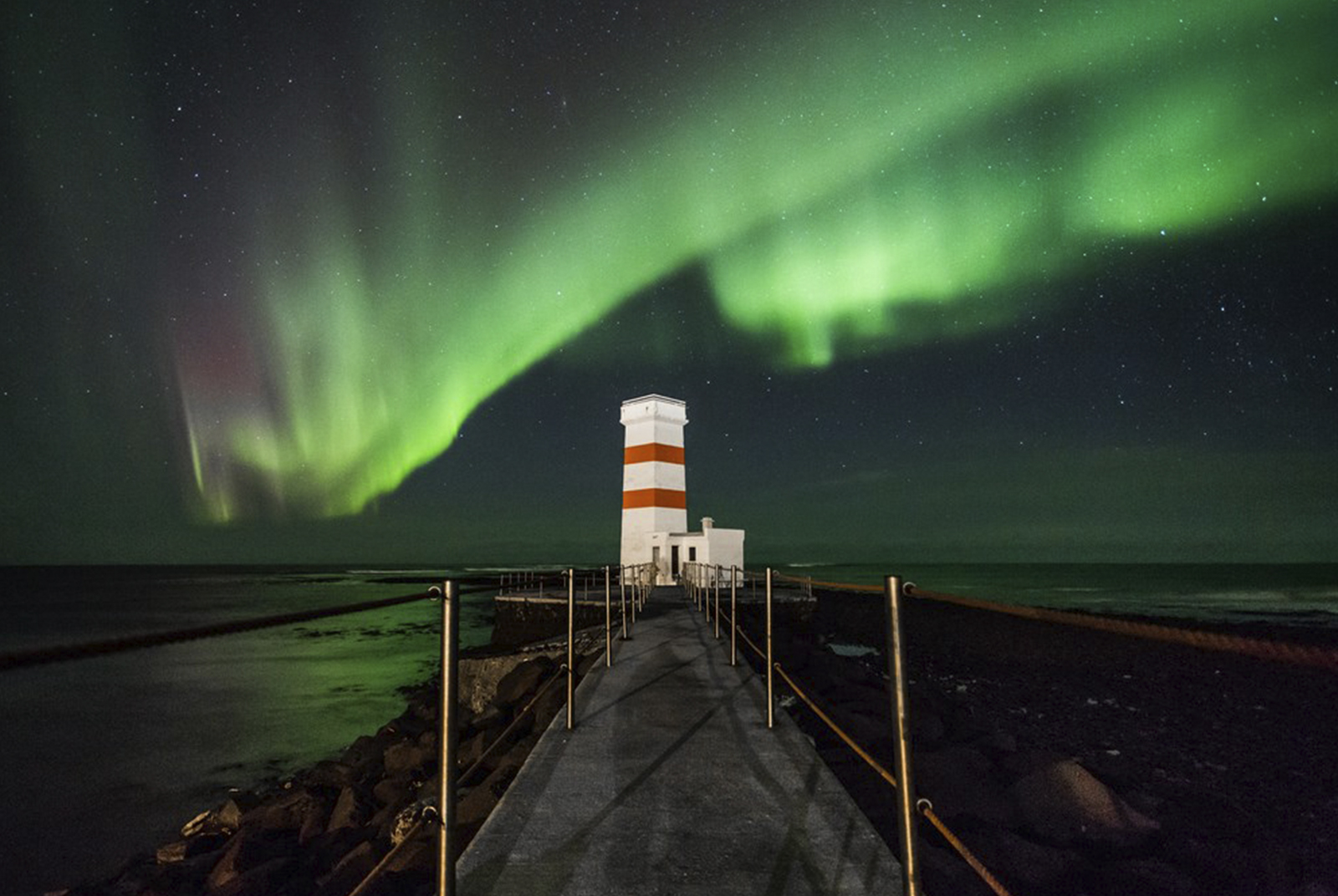 Icelandic Night and Northern Lights