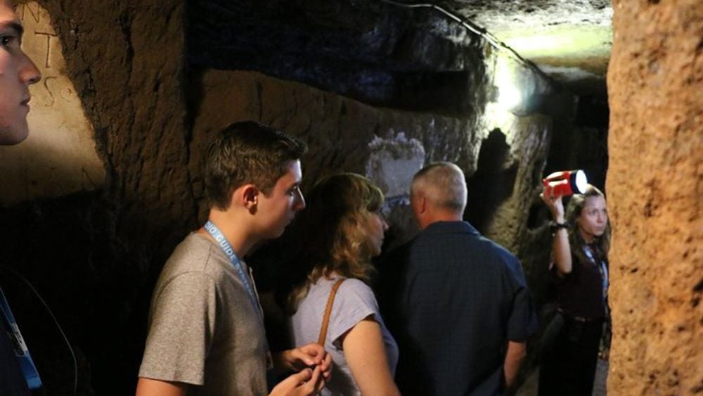 Rome Catacombs and Capuchin Crypts by Night Tour