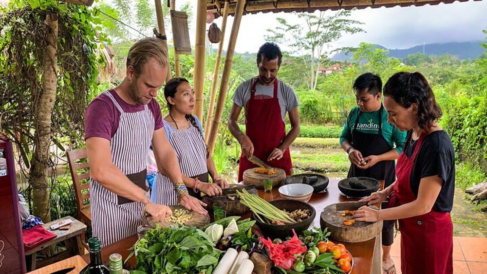 Balinese Vegan Cooking Class with Fresh Harvesting & Garden Tour