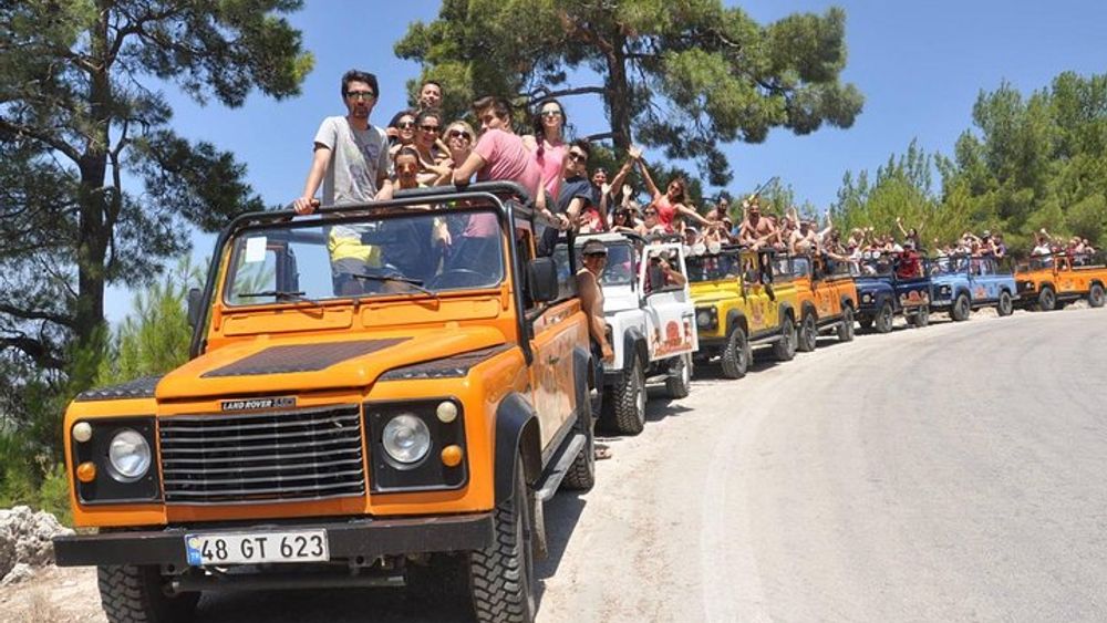4X4 Off-Road Safari; Jesus Beach-Kizkumu, Waterfall, Marmaris