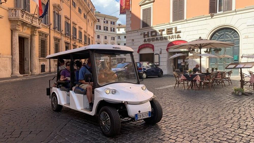 Rome Golf Cart Tour with a Small Group