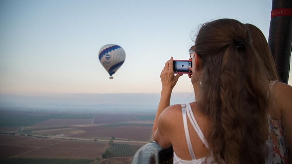 Sea of Galilee, Nazareth Hot Air Balloon Flight with Breakfast