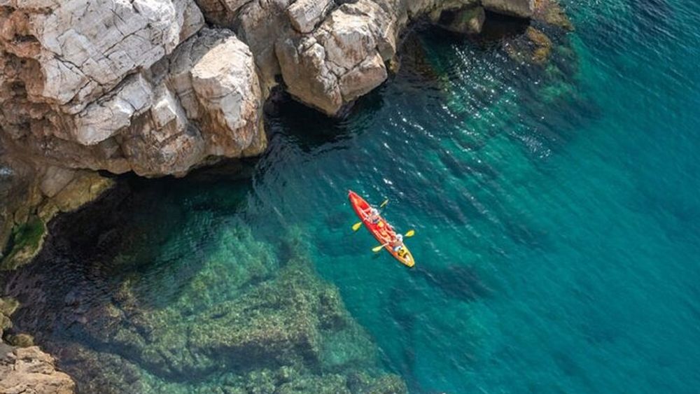 Dubrovnik Old Town Walls to Betina Cave Beach Kayak Tour