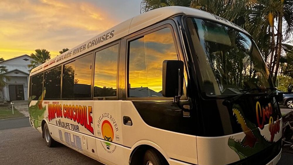 The Croc Bus to the Famous Jumping Crocodile Cruise