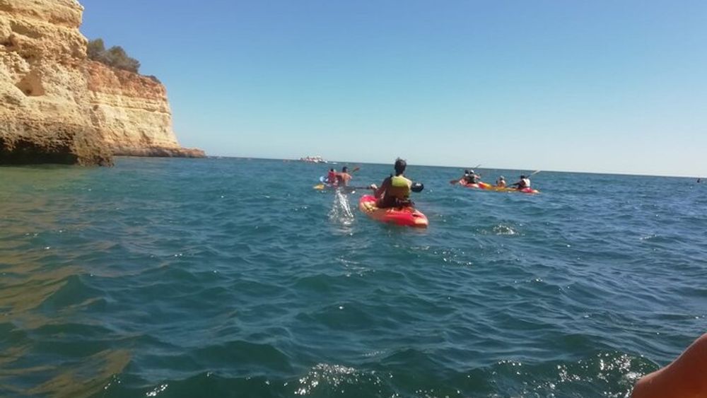 Kayak hire on Benagil Beach