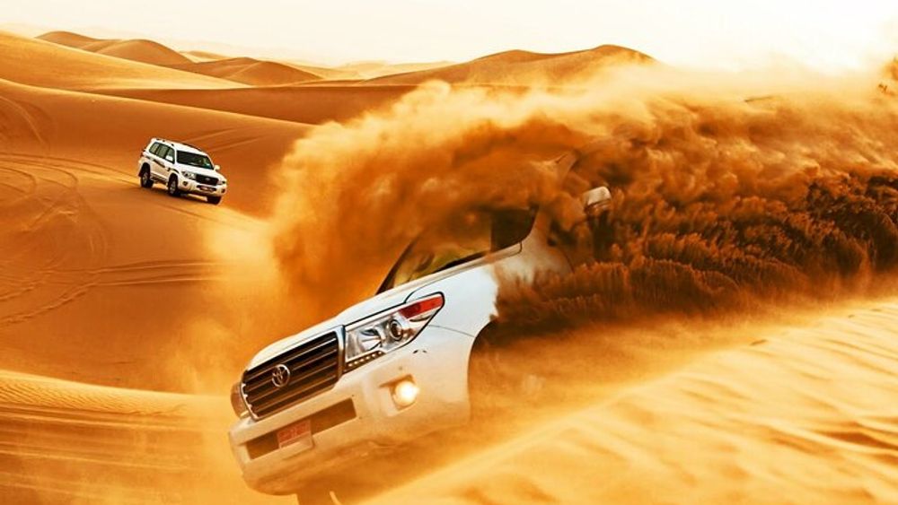 Dubai Desert Safari, Sunset Dune Bashing & BBQ Dinner