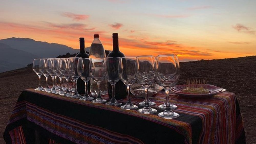 Valle nevado Sunset