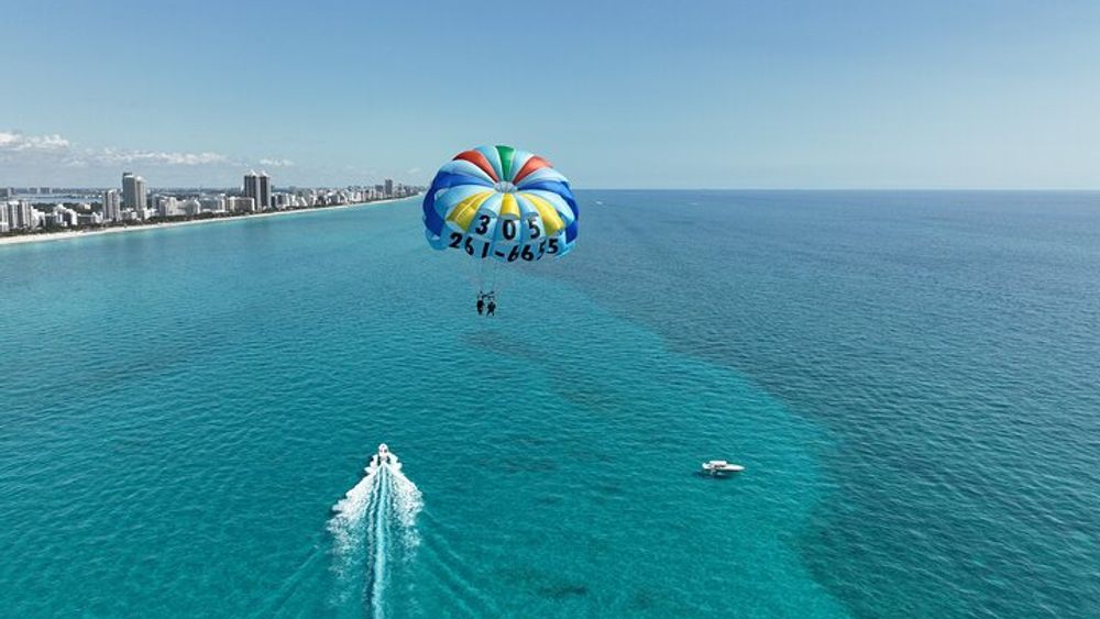 Miami Beach Parasailing Small-Group Excursion