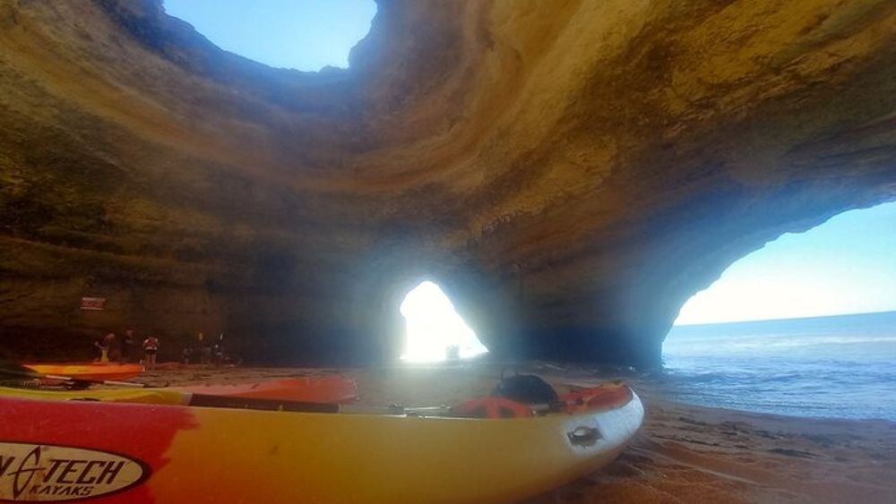 Kayak rental at Marinha Beach and Benagil Cave