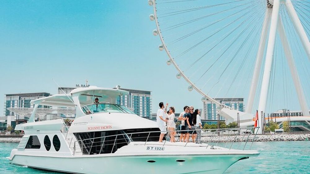 Dubai Harbor Yacht Tour with Live BBQ and Drinks