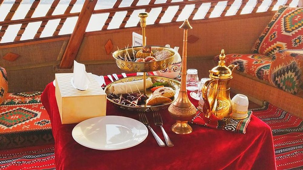 Sun Set Abra (wooden boat) Ride with Emirati High Tea