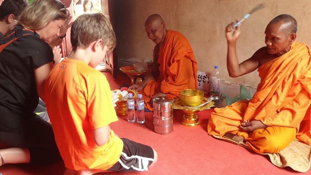 Monk Blessing Ceremony