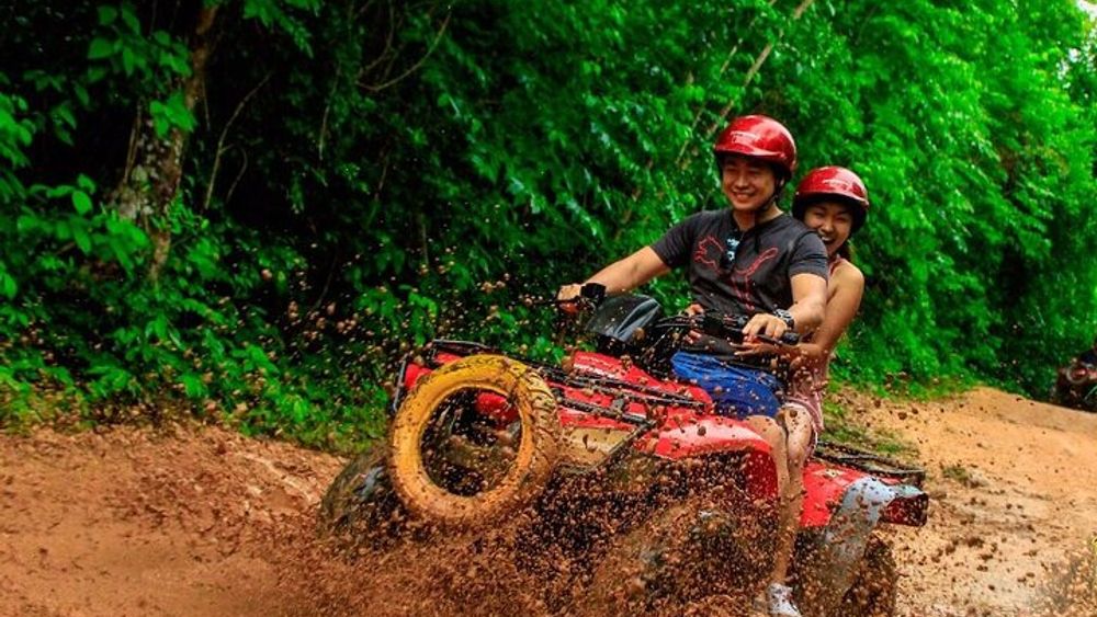 Cancun Half-Day ATV Tour With Zipline, Cenote Swim
