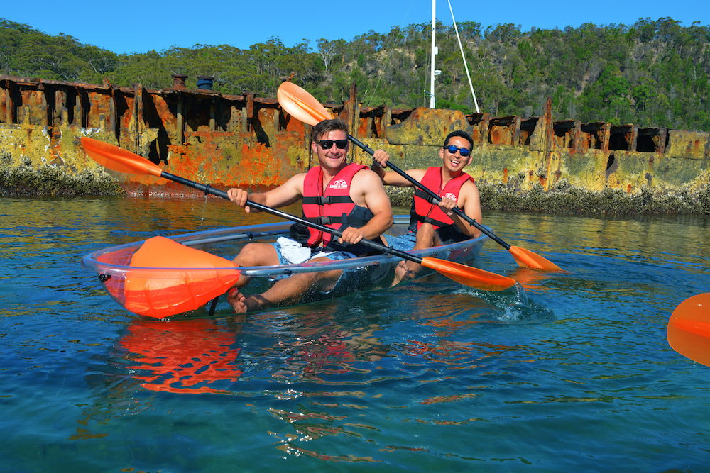 Tangalooma Clear Kayak Tour from Brisbane