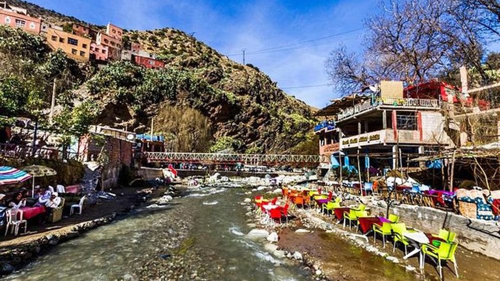 Atlas Mountains, Ourika Waterfall, and Berber Village Tour