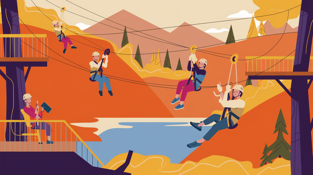 Ziplining